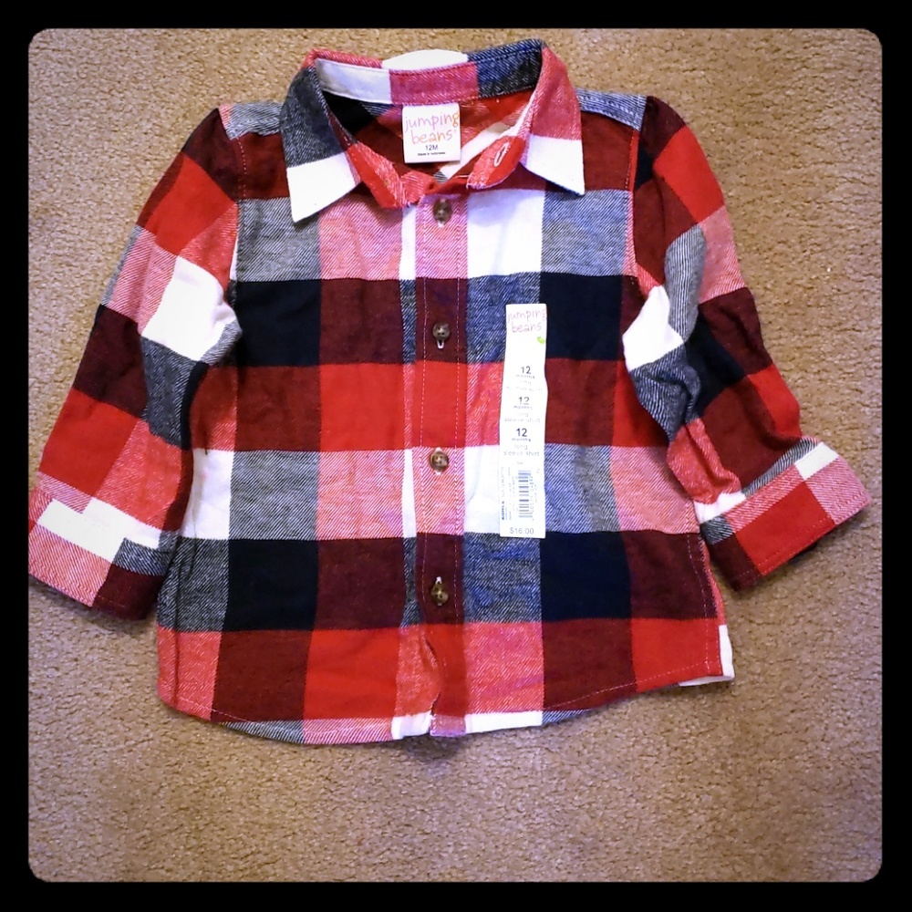 *12m*Jumping Beans Button Down